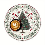 Round Christmas Placemats