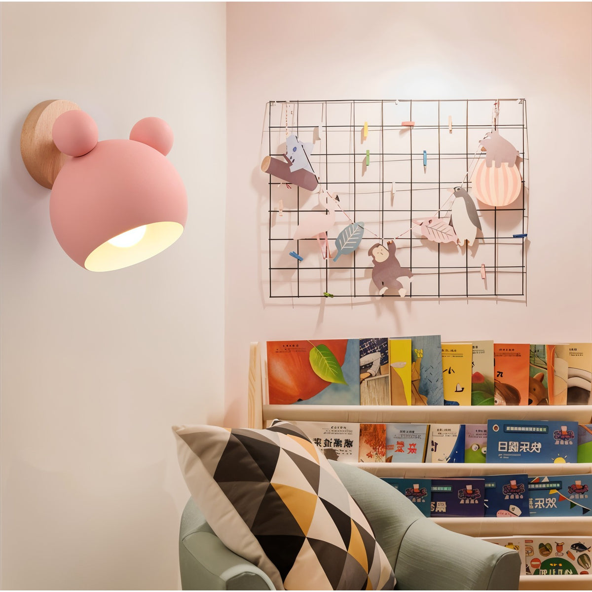 Round Ear Wall Light