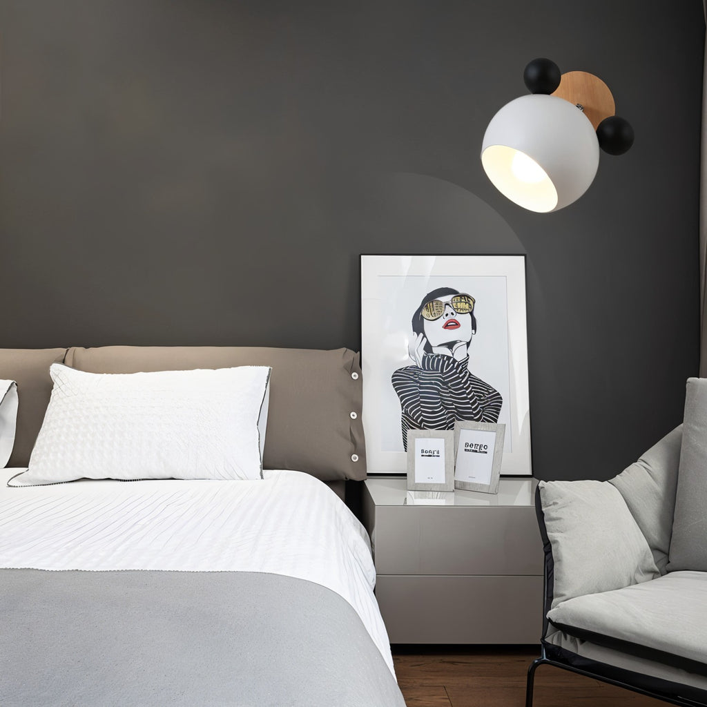 Round Ear Wall Light