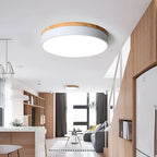 Round Flush Ceiling Light – acrylic diffuser, integrated LED, dimmable