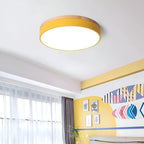 Round Flush Ceiling Light – acrylic diffuser, integrated LED, dimmable