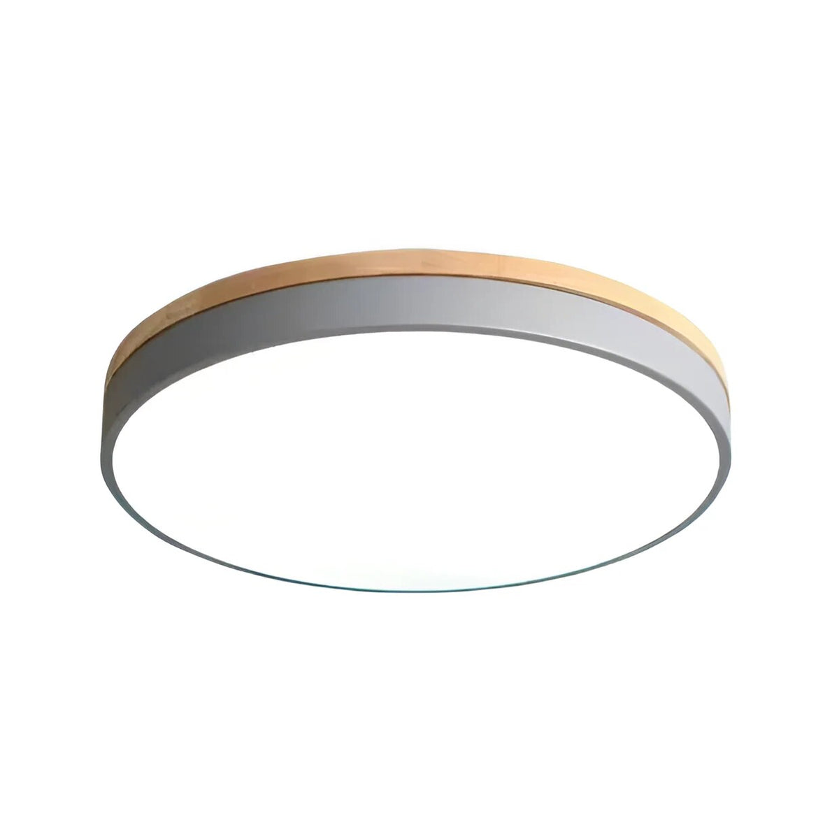 Round Flush Ceiling Light – acrylic diffuser, integrated LED, dimmable