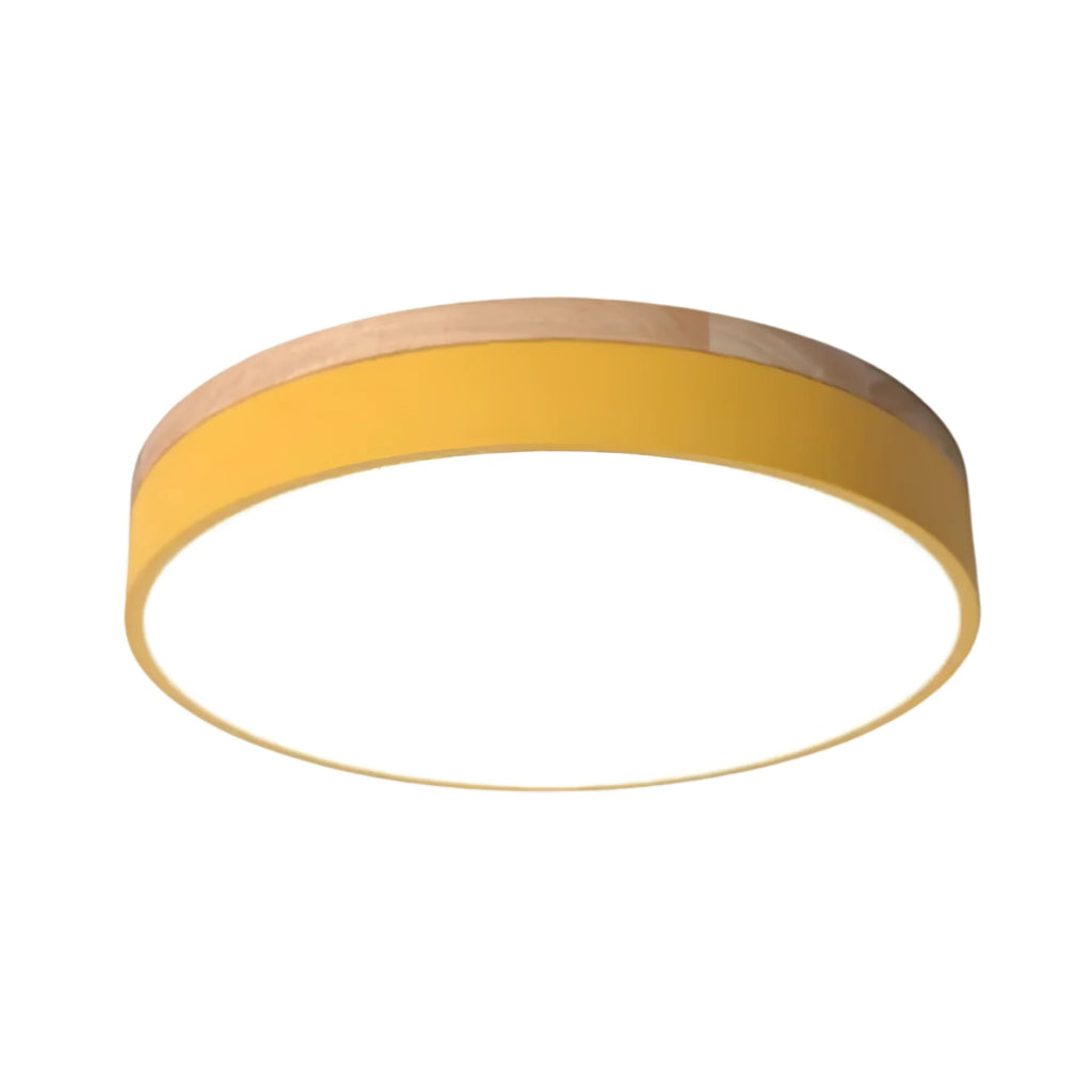Round Flush Ceiling Light – acrylic diffuser, integrated LED, dimmable