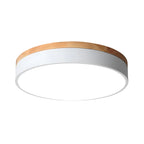 Round Flush Ceiling Light – acrylic diffuser, integrated LED, dimmable