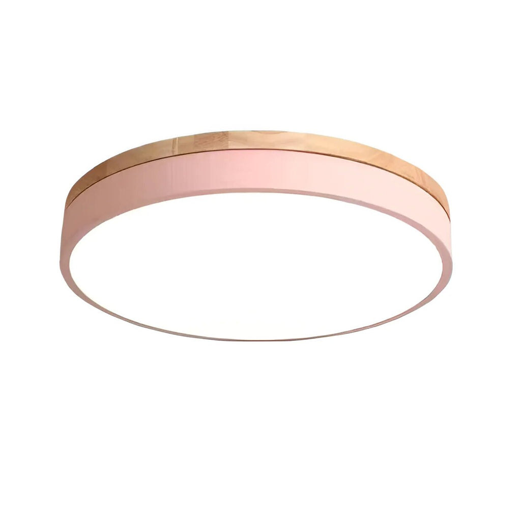 Round Flush Ceiling Light – acrylic diffuser, integrated LED, dimmable
