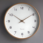 Round Wooden Wall Clock