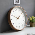 Round Wooden Wall Clock