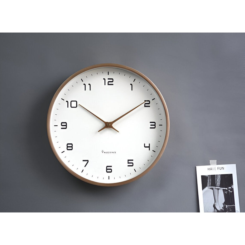 Round Wooden Wall Clock