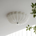 Scalloped Flush Ceiling Light