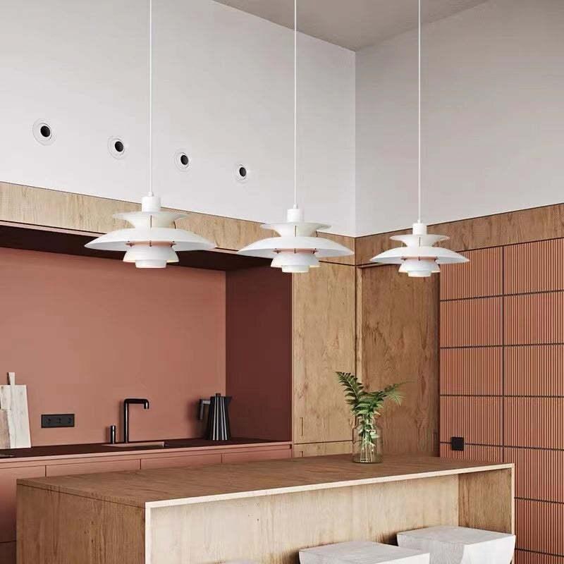 Scandinavian Pendant Light – matte metal, adjustable, colour choice