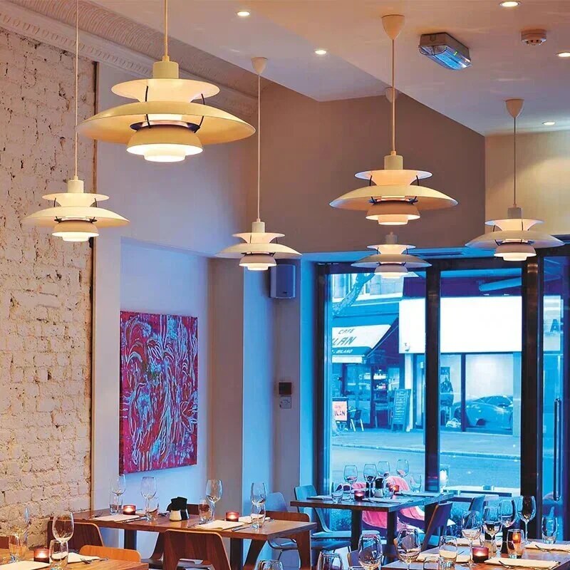 Scandinavian Pendant Light – matte metal, adjustable, colour choice