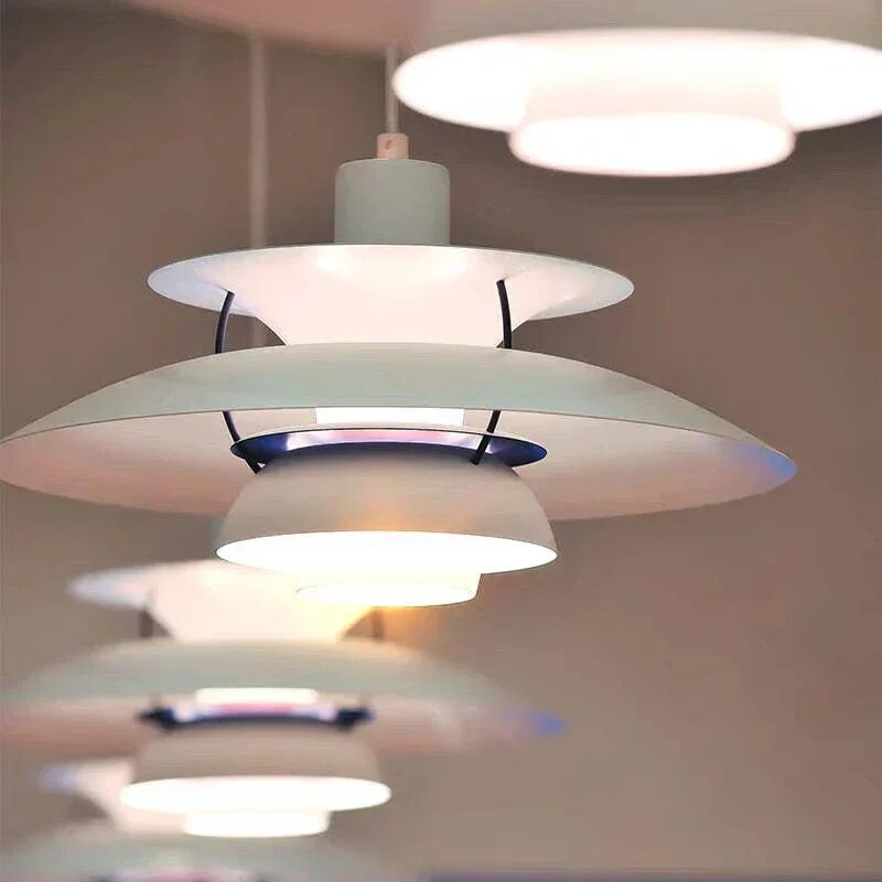 Scandinavian Pendant Light – matte metal, adjustable, colour choice