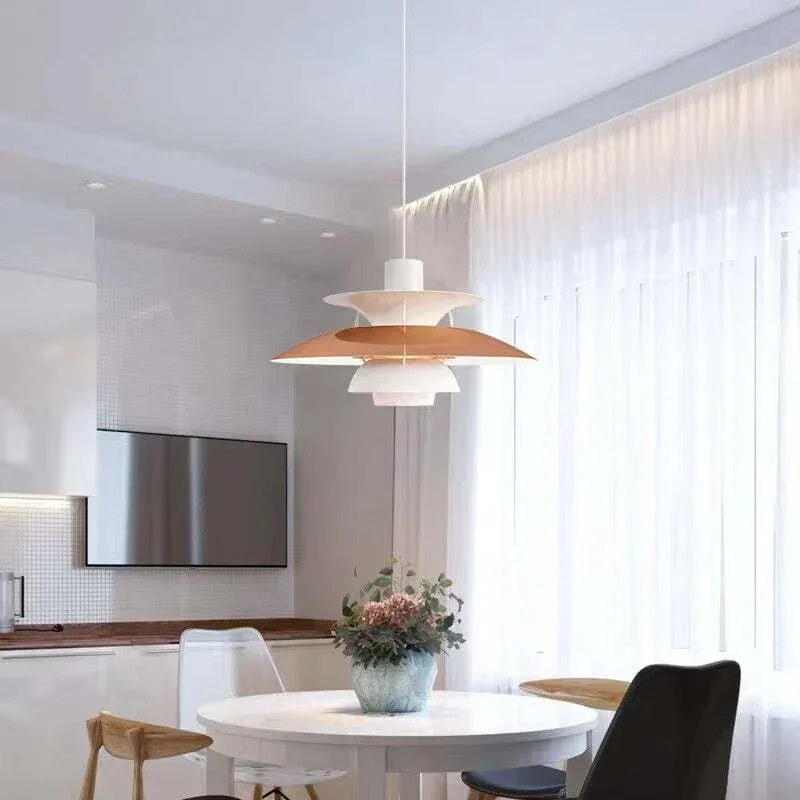 Scandinavian Pendant Light – matte metal, adjustable, colour choice