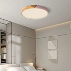 Scandinavian Wood Ceiling Light – flush mount, LED, colours