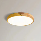 Scandinavian Wood Ceiling Light – flush mount, LED, colours