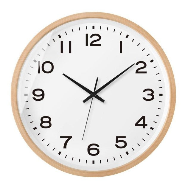 Scandinavian Wooden Wall Clock