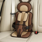 Foldable Travel Booster Seat with 5-Point Harness