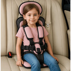 Foldable Travel Booster Seat with 5-Point Harness