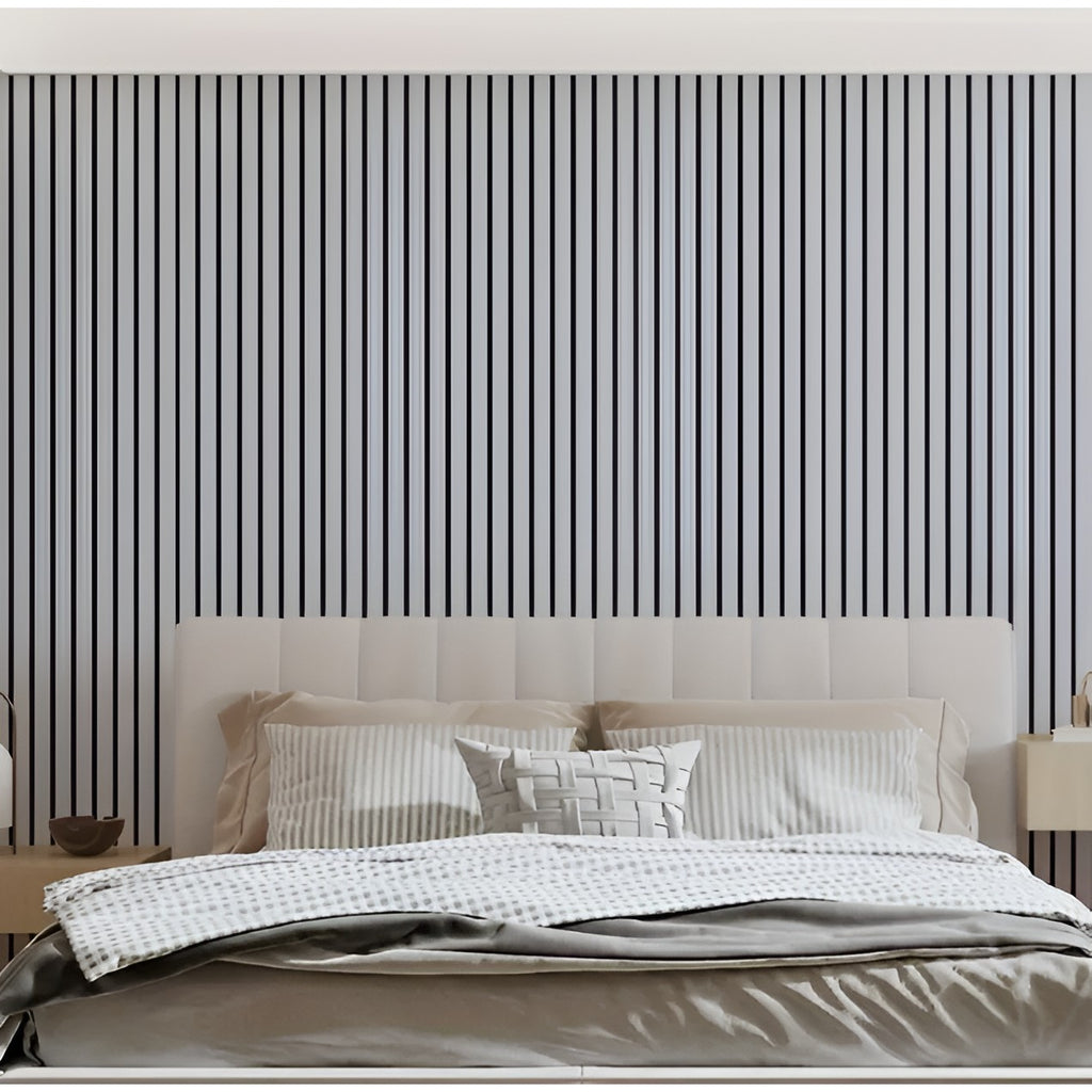Self-Adhesive Slat Wallpaper