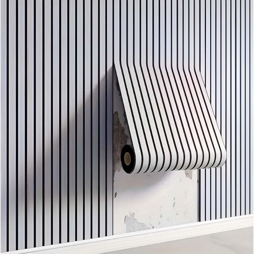 Self-Adhesive Slat Wallpaper