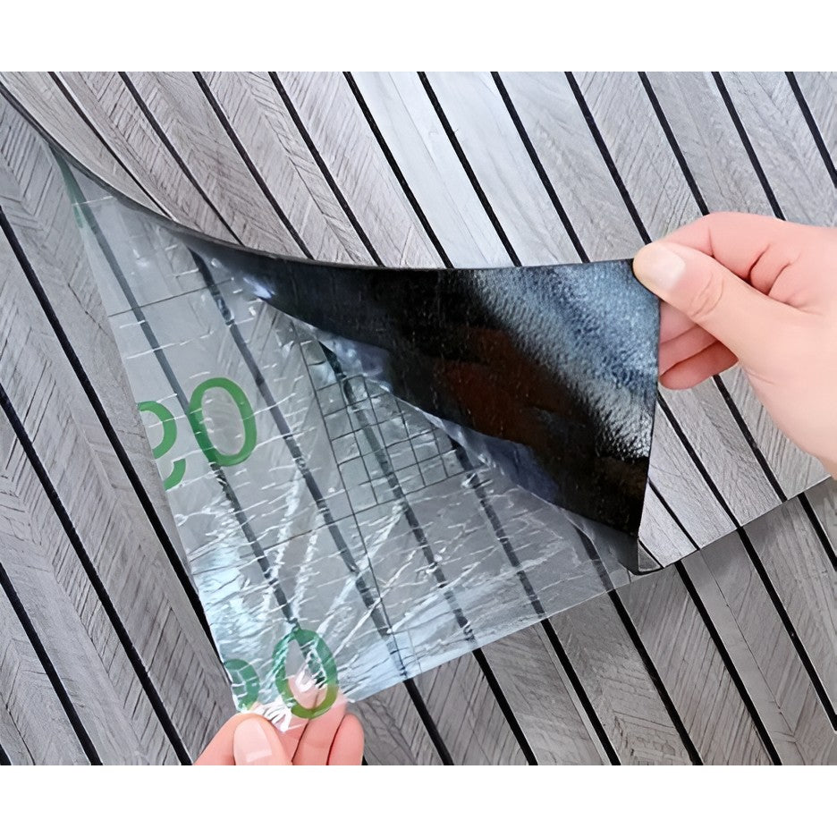 Self-Adhesive Slat Wallpaper