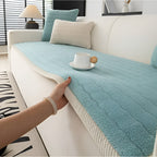 Sherpa Fleece Sofa Seat Cover