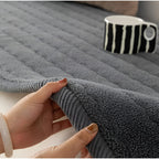 Sherpa Fleece Sofa Seat Cover
