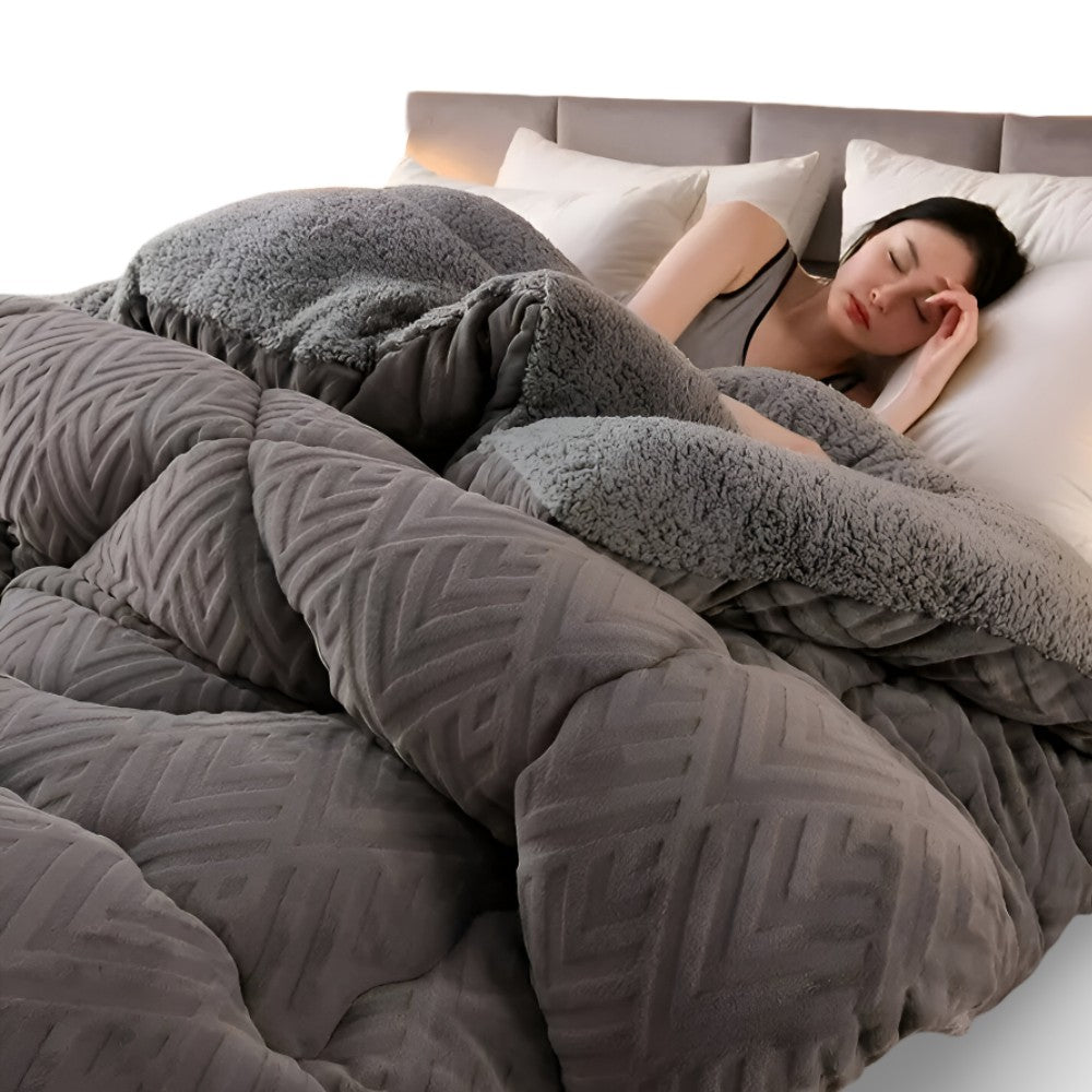 Sherpa Fleece Winter Duvet