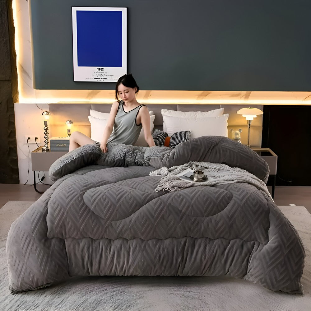 Sherpa Fleece Winter Duvet