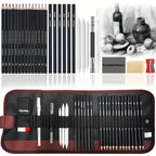 Sketching Pencil Set – graphite and charcoal with storage case