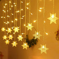 Snowflake or Icicle Curtain Lights