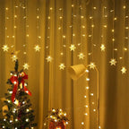 Snowflake or Icicle Curtain Lights