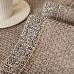 Sofa Cover – tweed woven chenille, anti-slip backing, protective layer