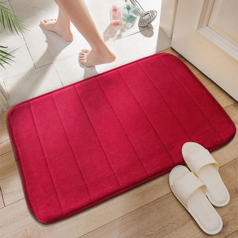 Soft Bath Mat – microfibre, non-slip backing, quick-dry design