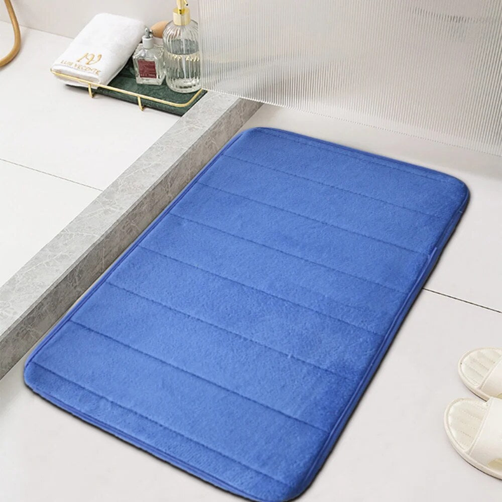 Soft Bath Mat – microfibre, non-slip backing, quick-dry design