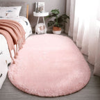 Soft Oval Rug – plush pile, non-slip backing, multiple colours