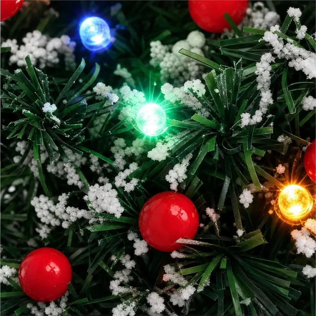Solar Christmas Tree Light – multicoloured stake for gardens