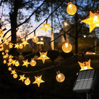 Solar Star and Globe Lights