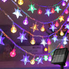 Solar Star and Globe Lights