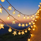 Solar Star and Globe Lights