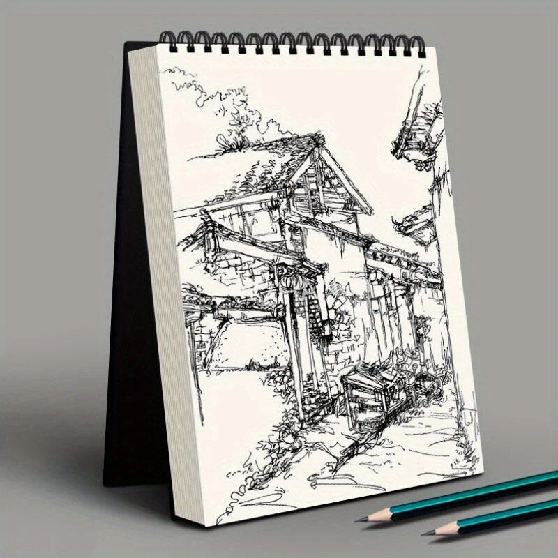 Spiral Bound Sketchbook Set – sketching, drawing, four compact books