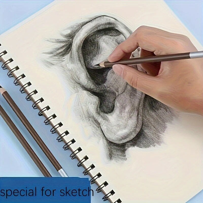 Spiral Bound Sketchbook Set – sketching, drawing, four compact books
