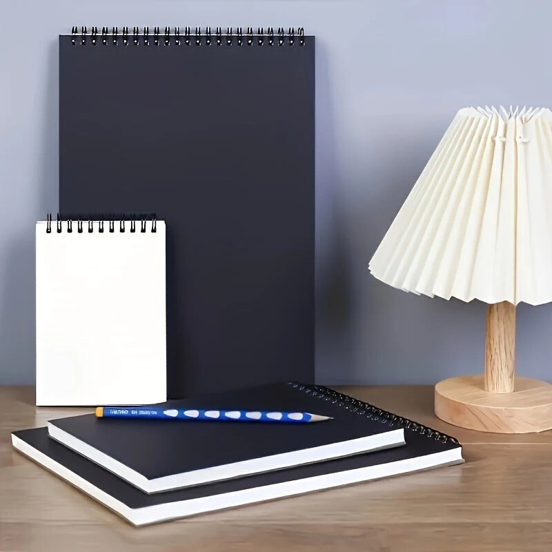 Spiral Bound Sketchbook Set – sketching, drawing, four compact books