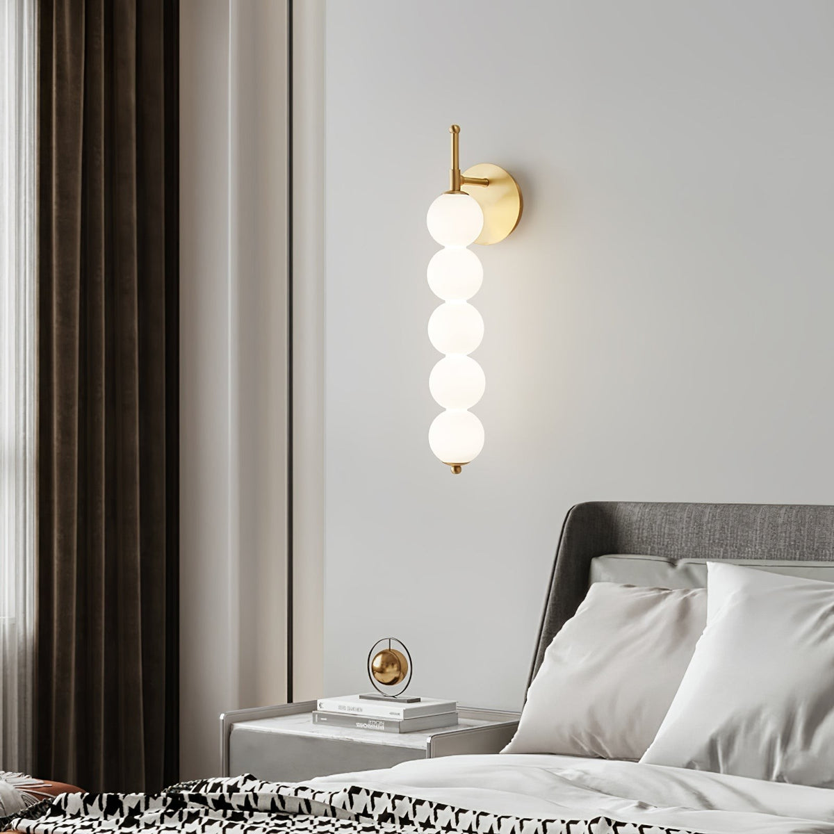 Stacked Globe Wall Light