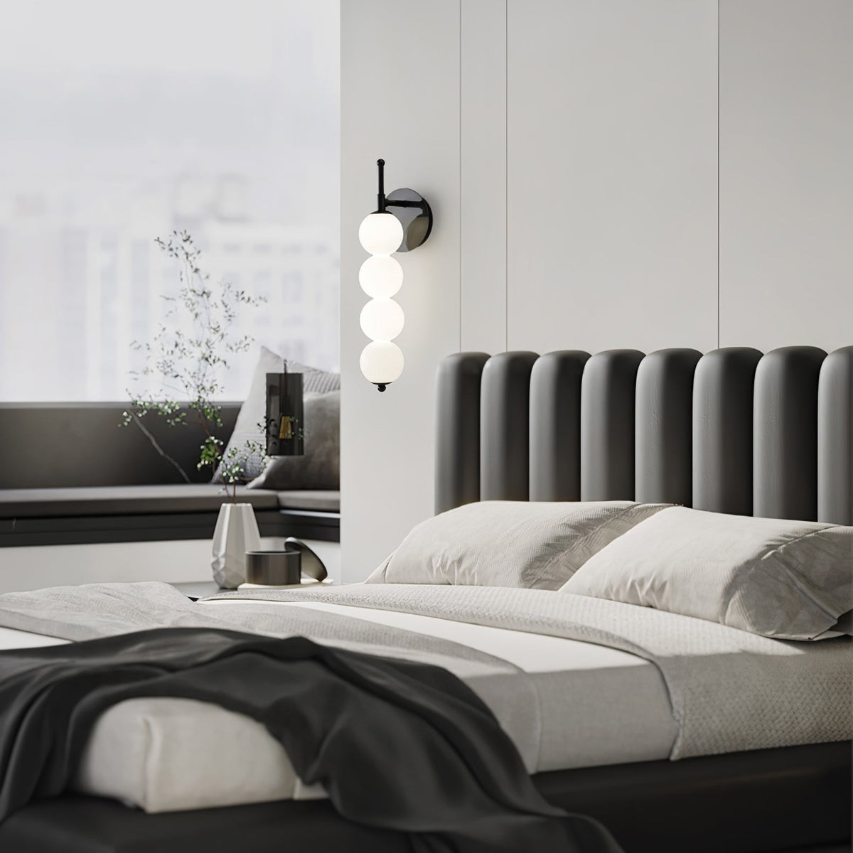 Stacked Globe Wall Light