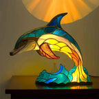 Stained Glass Animal Lamp