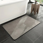 Stone Bath Mat – porous mineral surface, water-absorbent, non-slip