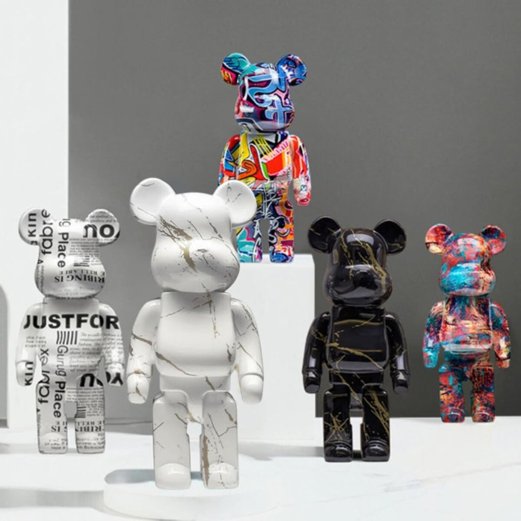 Street Art Bear Figure