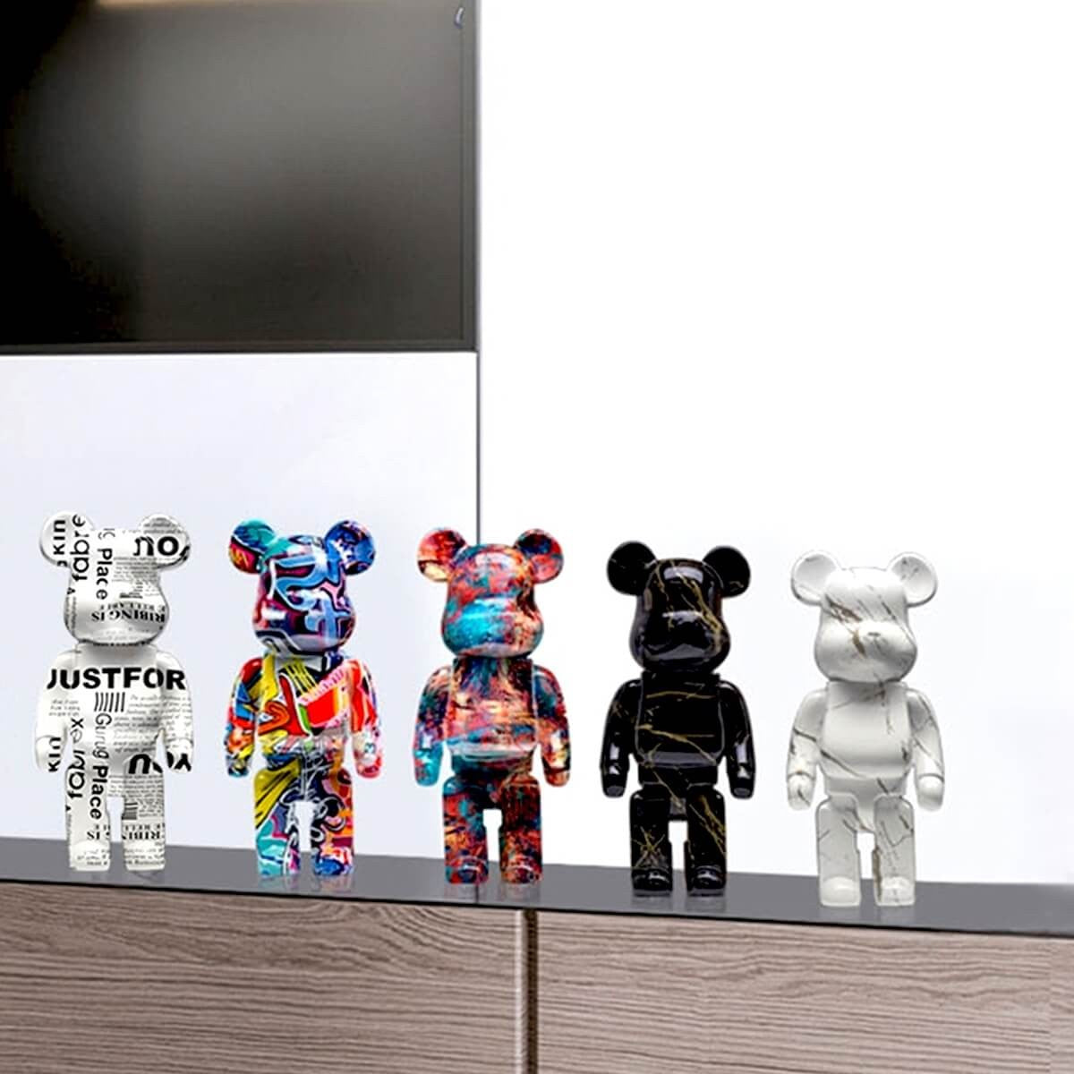 Street Art Bear Figure