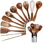 Teak Wood Utensil Set